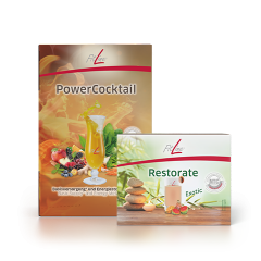 FitLine Optimal-Set (Powercocktail, Restorate Exotic Beutel)